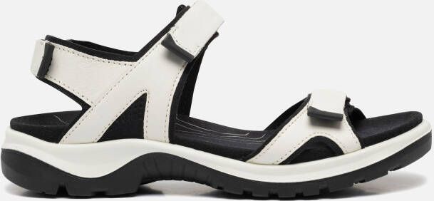 ECCO Offroad sandalen wit Leer