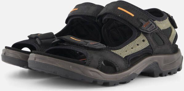 ECCO Offroad Sandalen zwart Nubuck