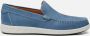 ECCO S Lite Moc M Instappers blauw Nubuck Heren - Thumbnail 2