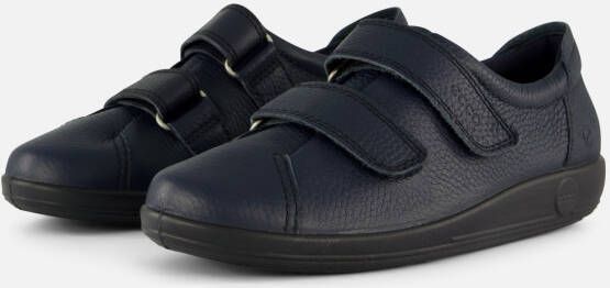 ECCO Soft 2 Sneakers donkerblauw Leer