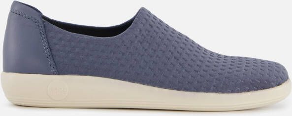 ECCO Soft 2.0 Instapper blauw Textiel Dames