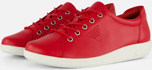 ECCO Dames Veterschoen Soft 2.0 206503-11466 Rood