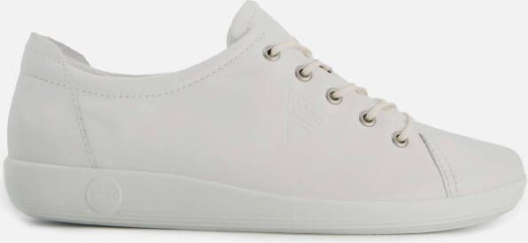 ECCO Soft 2.0 Sneakers Wit Leer