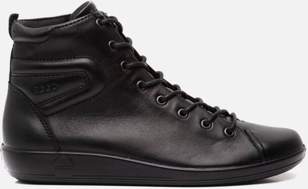 ECCO Soft 2.0 veterboots blauw Leer Dames