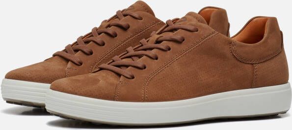 ECCO Soft 7 Sneakers bruin Nubuck Heren - Foto 2