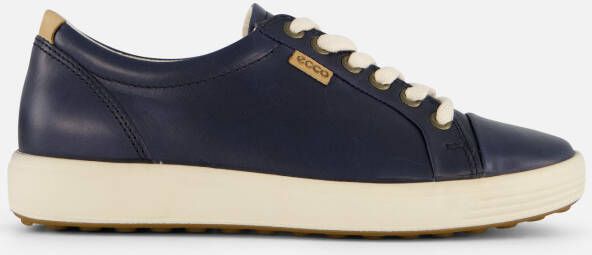 ECCO Soft 7 W Sneakers blauw Leer