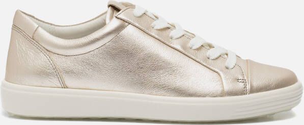 ECCO Soft 7 W Sneakers goud Imitatieleer