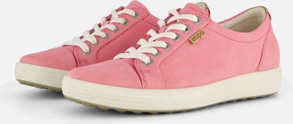 Ecco Sneakers SOFT 7 W met label vrijetijdsschoen lage schoen veterschoen smalle vorm