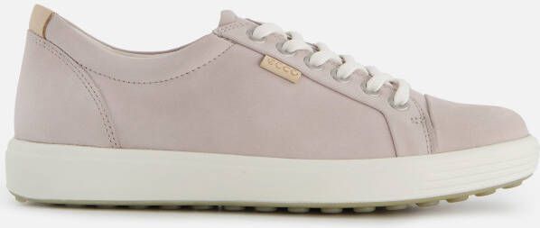 Ecco Sneakers SOFT 7 W met label vrijetijdsschoen lage schoen veterschoen smalle vorm