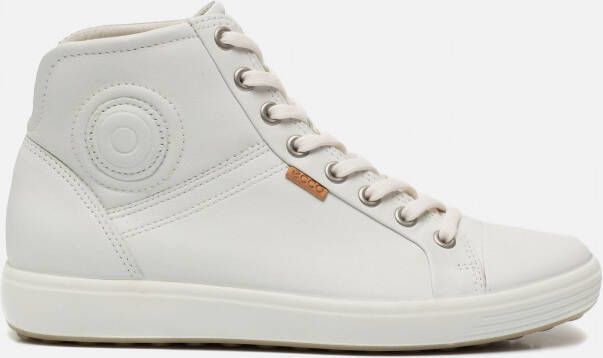 ECCO Soft 7 W Veterboots Wit Leer - Foto 3