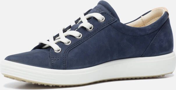 ECCO Soft 7 W Veterschoenen blauw Textiel Dames - Foto 2