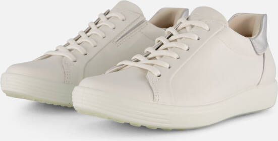 ECCO Soft Sneakers wit Leer