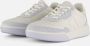 ECCO Street Court dames sneaker Wit blauw - Thumbnail 1