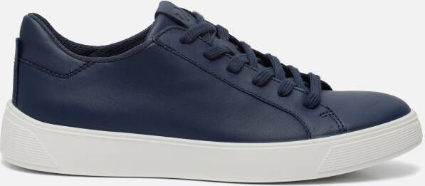 ECCO Street Tray M Sneakers blauw Nubuck
