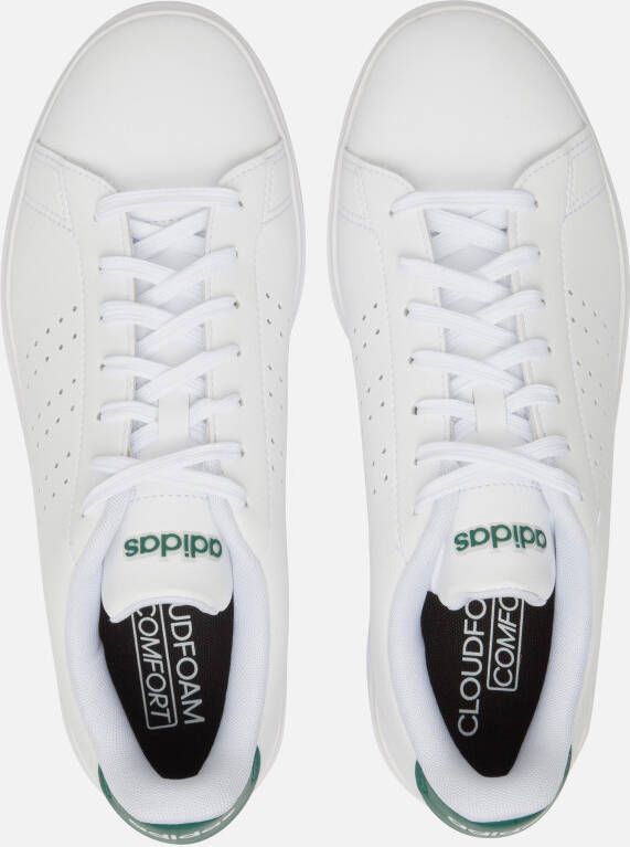 Adidas Advantage 2.0 Sneakers wit Imitatieleer