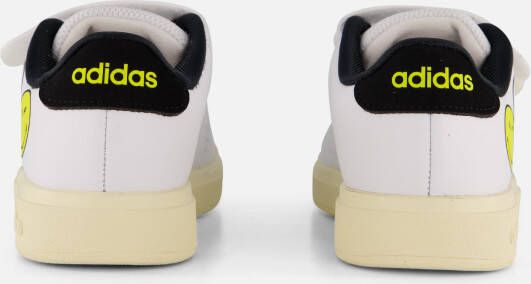 Adidas Advantage Smiley Sneakers wit Synthetisch