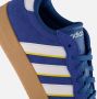 Adidas Barreda heren sneakers blauw wit 1 3 Echt leer Uitneembare zool - Thumbnail 8
