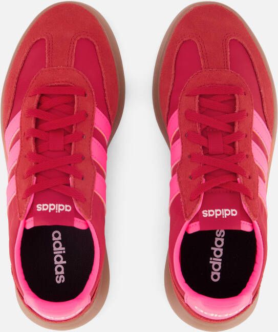 Adidas Barreda Decode Sneakers rood Suede
