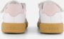 Adidas Sportswear Courtblock sneakers wit lichtblauw roze gum Jongens Meisjes Imitatieleer 35 - Thumbnail 5