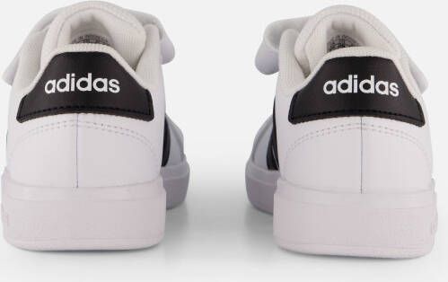 Adidas Grand Court 2.0 Sneakers wit Imitatieleer