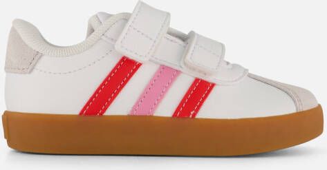 Adidas VL Court 3.0 Sneakers wit Imitatieleer