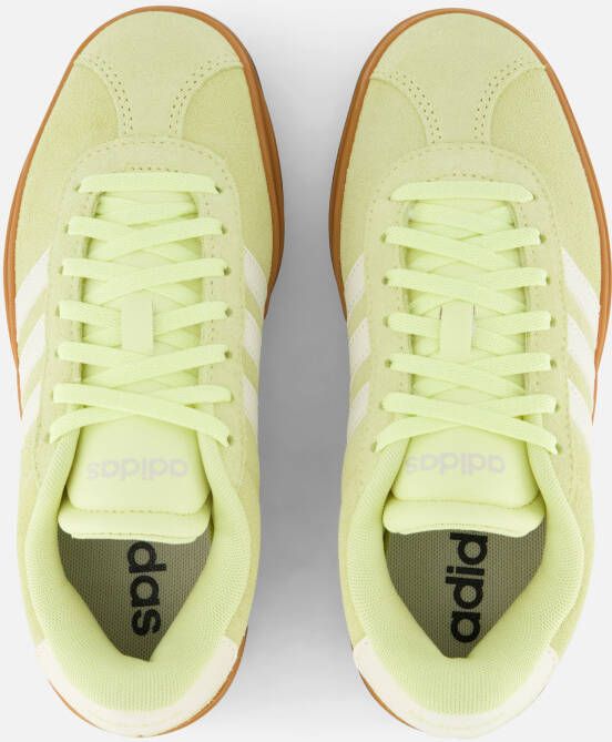 Adidas VL Court Bold Sneakers geel Imitatieleer