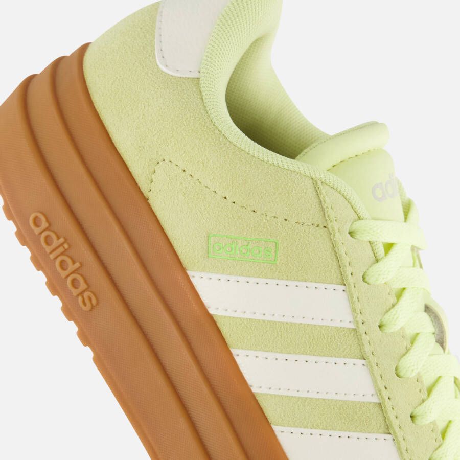 Adidas VL Court Bold Sneakers geel Imitatieleer