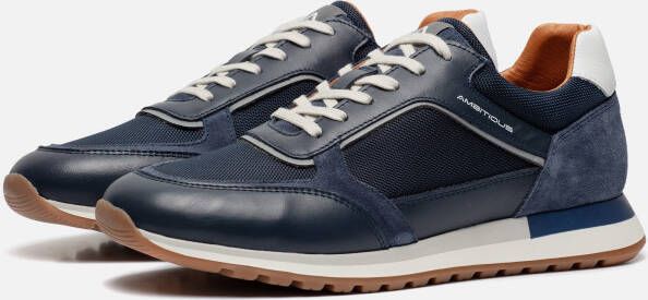 Ambitious Grizz Sneakers blauw Leer