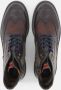 Ambitious Heren Leren Tweed Veterschoen met Brogue Patroon Bruin Heren - Thumbnail 13