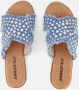 Ann Rocks Denim Slippers blauw Synthetisch - Thumbnail 3