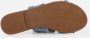 Ann Rocks Denim Slippers blauw Synthetisch - Thumbnail 4