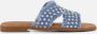 Ann Rocks Denim Slippers blauw Synthetisch - Thumbnail 6