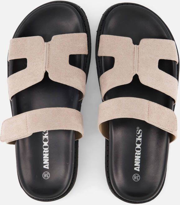 Ann Rocks Sandalen taupe Pu