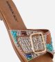 Ann Rocks Slippers bruin Synthetisch - Thumbnail 5