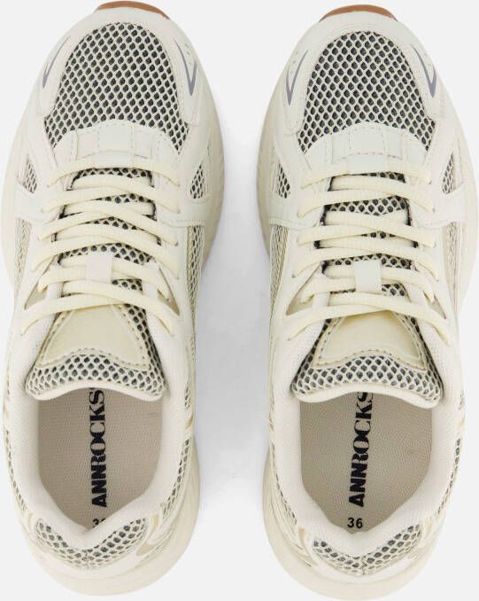 Ann Rocks Sneakers beige Textiel