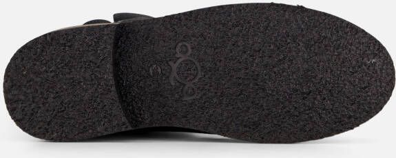 Aqa Laarzen zwart Nubuck