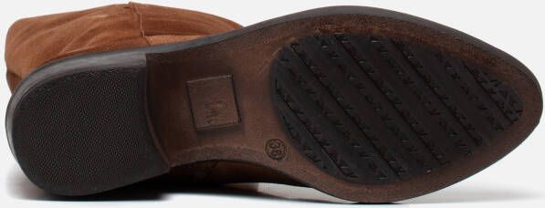 Aqa Cowboylaarzen cognac Suede