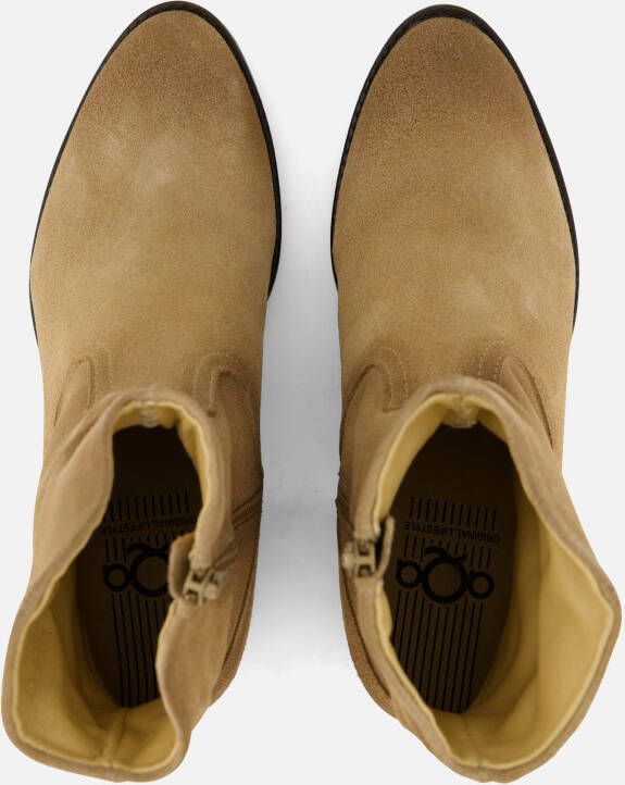 Aqa Cowboylaarzen taupe Suede