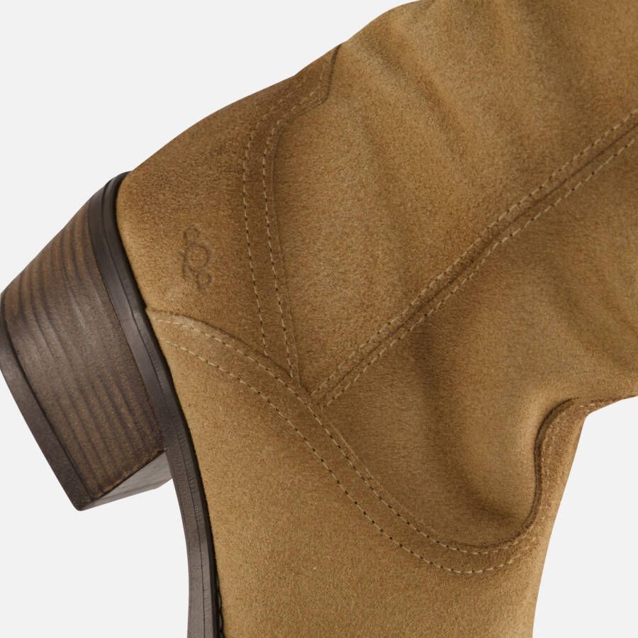 Aqa Cowboylaarzen taupe Suede