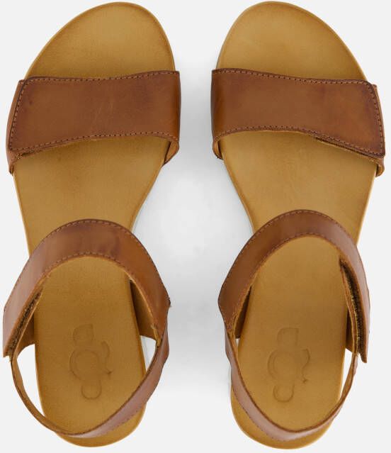 Aqa Sandalen cognac Leer