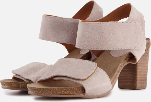 Aqa Sandalen met hak grijs Suede