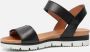 Aqa Shoes A8365 Volwassenen Platte sandalen Zwart - Thumbnail 6