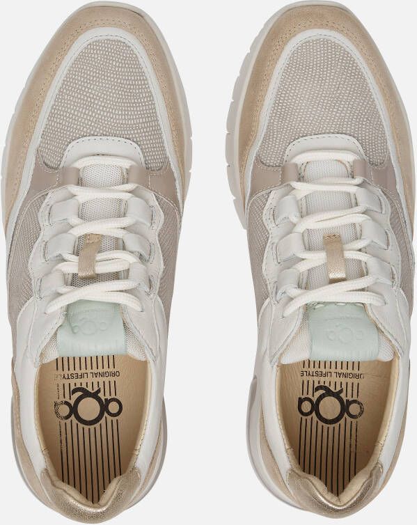 Aqa Sneakers beige Leer