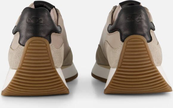 Aqa Sneakers beige Leer