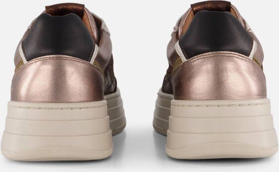 Aqa Sneakers brons Leer
