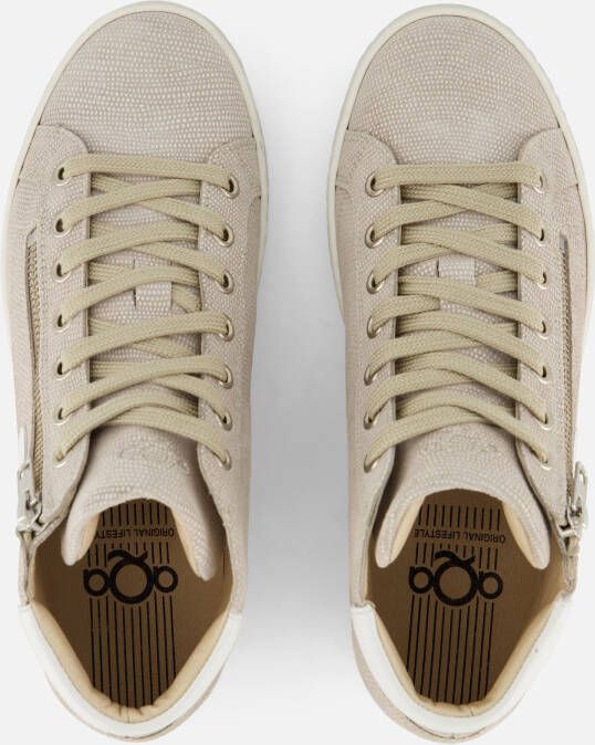 Aqa Sneakers grijs Leer