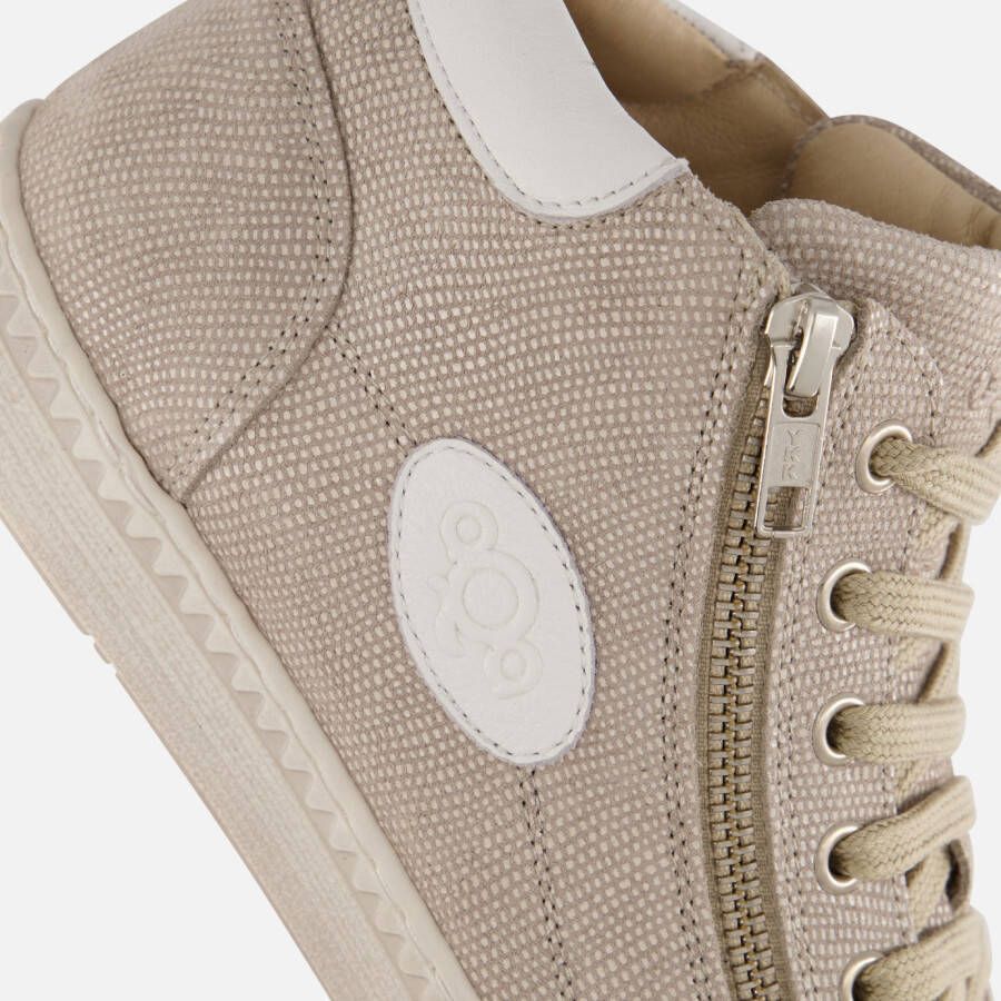 Aqa Sneakers grijs Leer