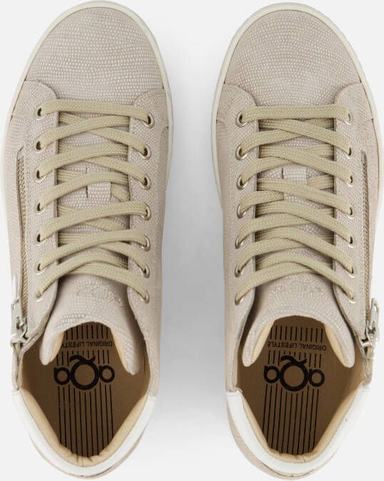 Aqa Sneakers grijs Leer