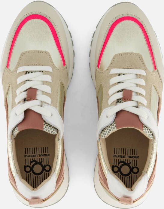 Aqa Sneakers roze Leer