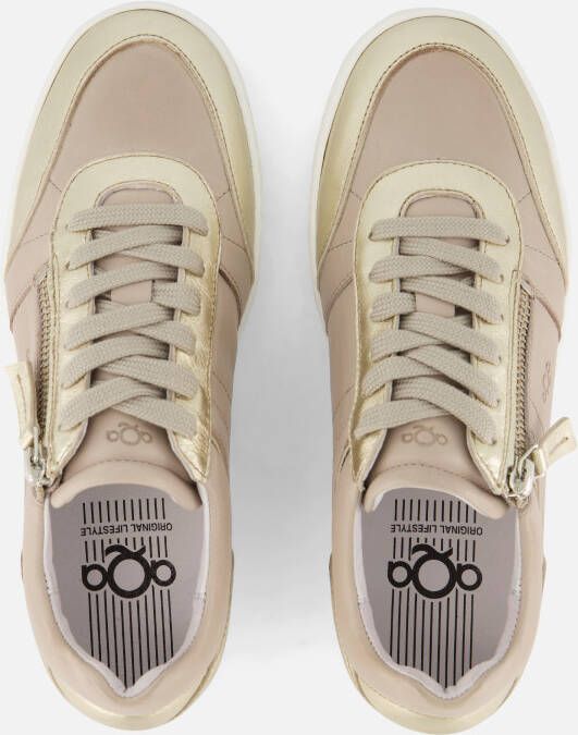 Aqa Sneakers taupe Leer